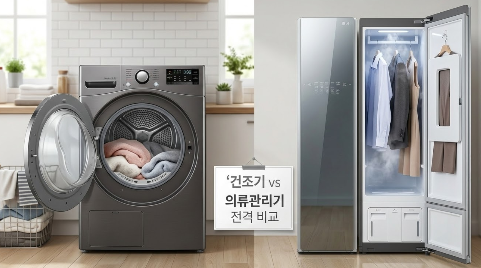 건조기 vs 의류관리기