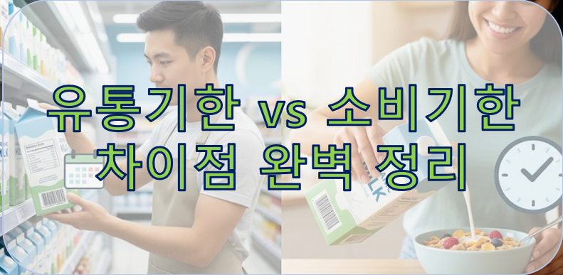 유통기한 소비기한 차이 완벽 정리